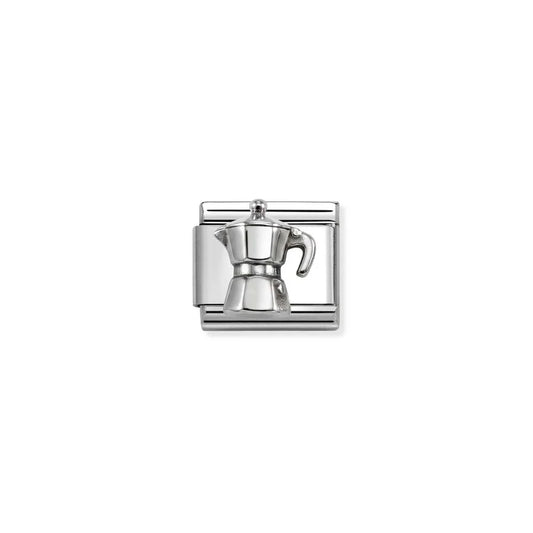 Silver Coffee Pot Nomination Charm