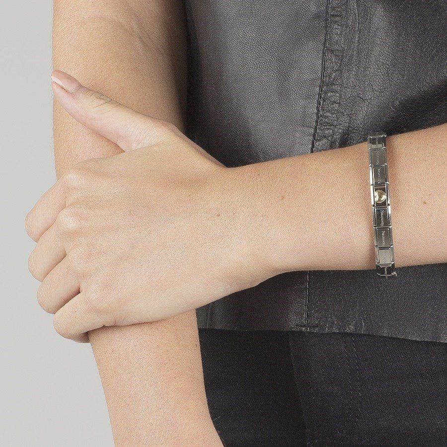 Composable Classic Stainless Steel Base Nomination Bracelet
