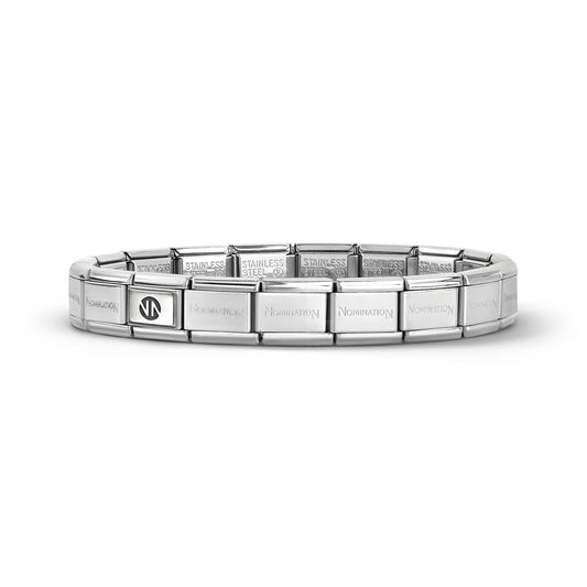 Composable Classic Stainless Steel Base Nomination Bracelet