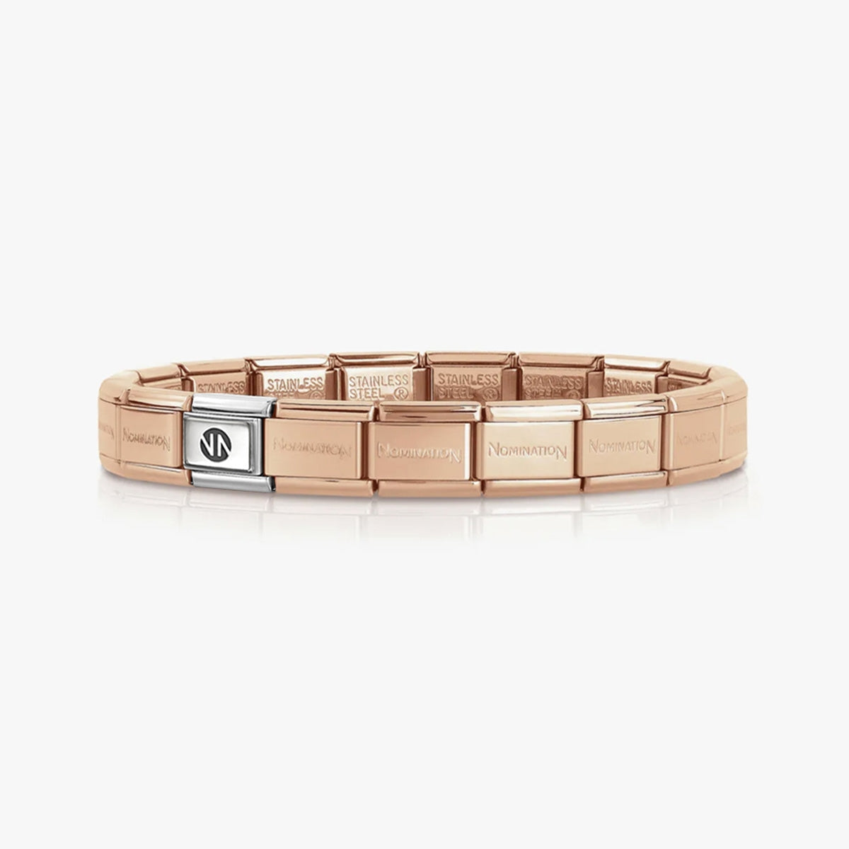 Composable Classic Rosegold Stainless Steel Base Nomination Bracelet