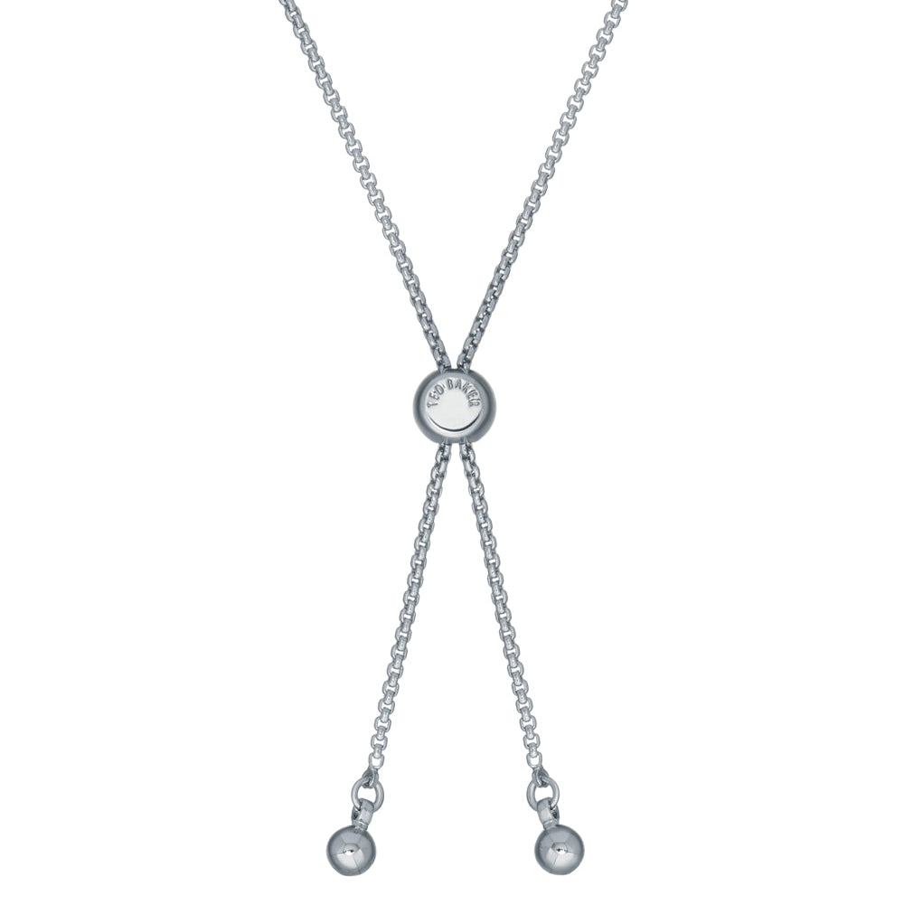 Ted Baker Silver Icon Crystal Bracelet