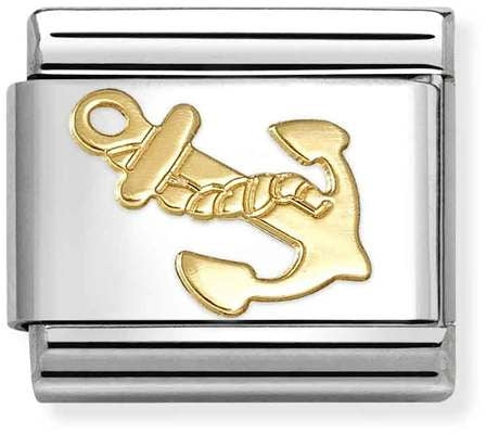 GOLD ANCHOR NOMINATION CHARM