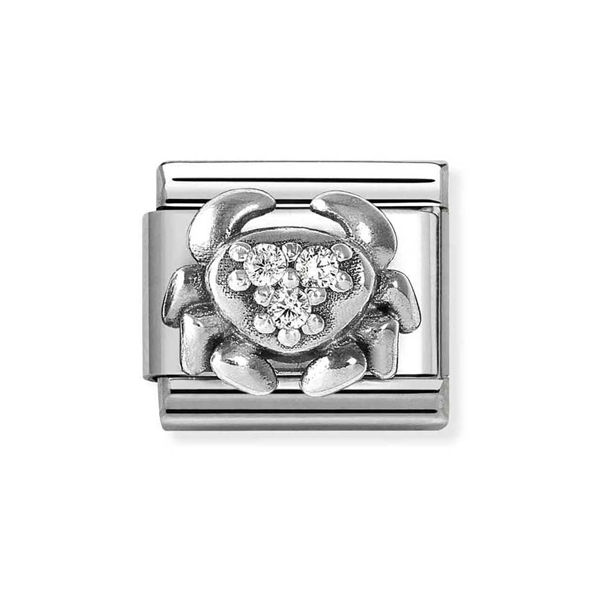 Cancer Classic Silver Nomination Charm