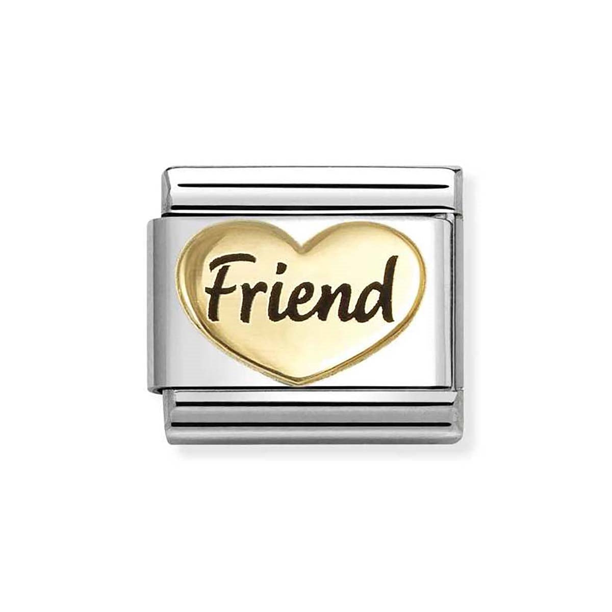 GOLD HEART FRIEND CHARM
