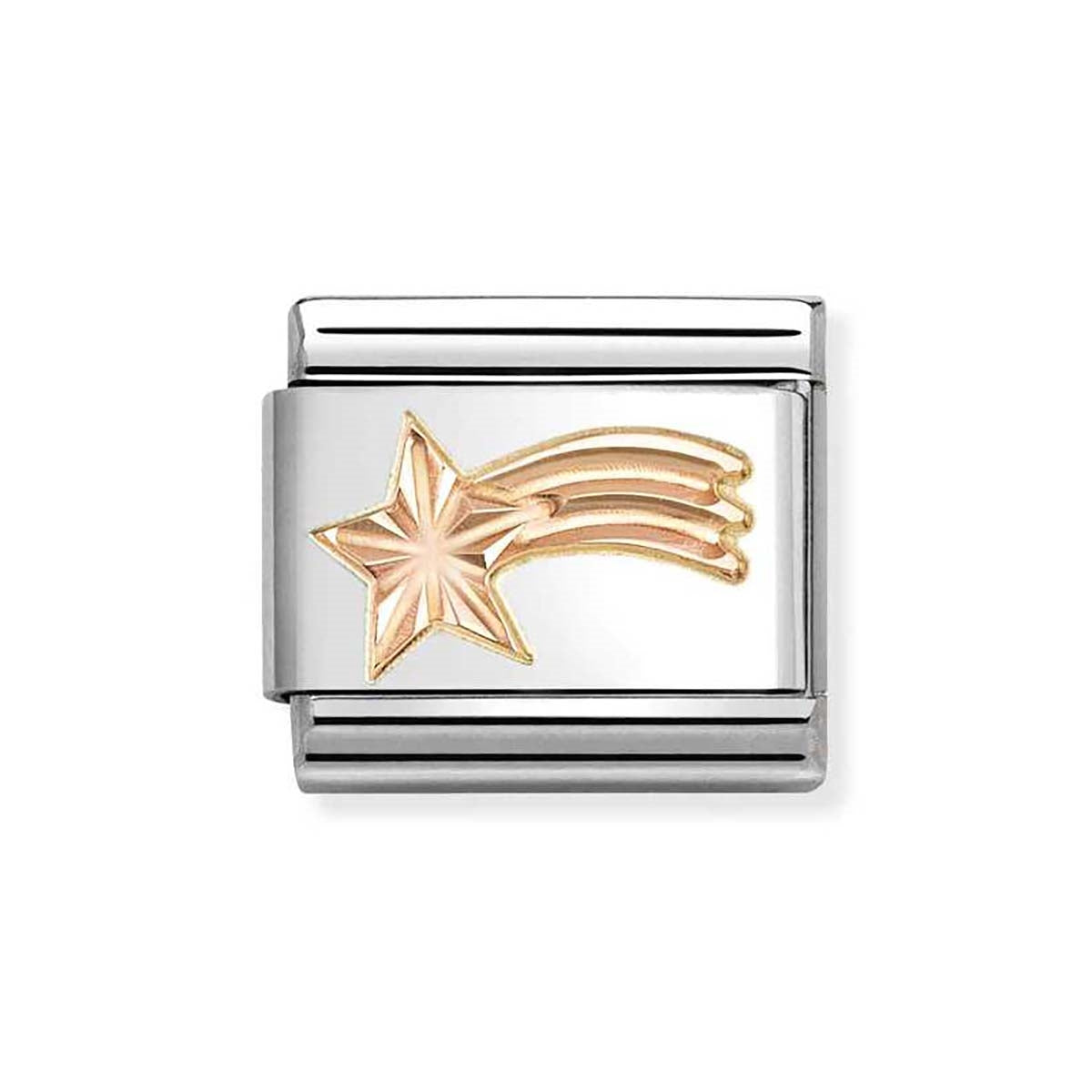 ROSEGOLD COMET STAR NOMINATION CHARM