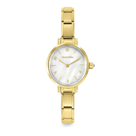 Nomination Gold Paris Mother of Pearl Gold Numeral Watch