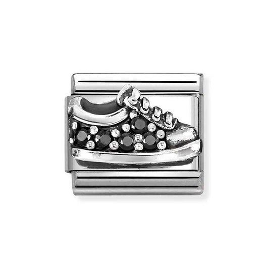 Nomination Black CZ Sneaker Charm