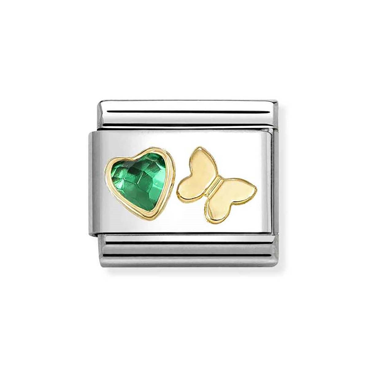 Nomination Dark Green Butterfly Charm