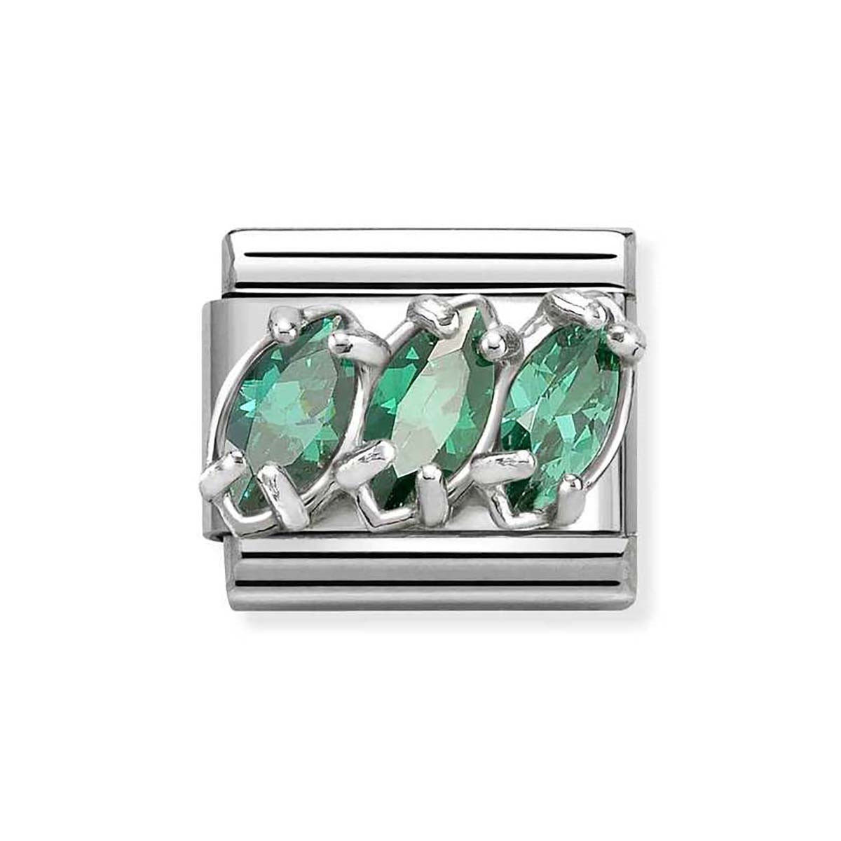 Nomination Green Trilogy CZ Charm