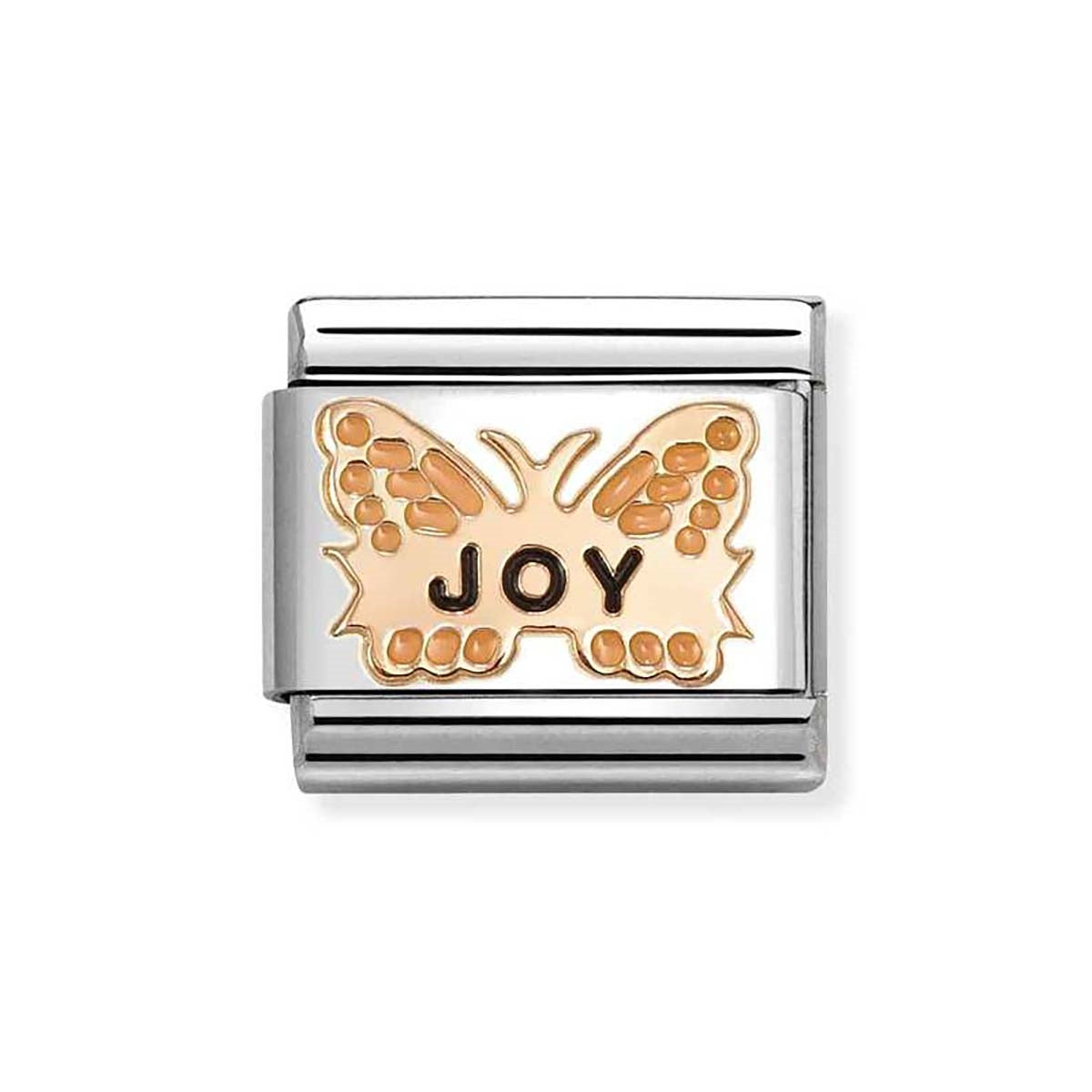 Nomination Orange Butterfly 'Joy' Charm