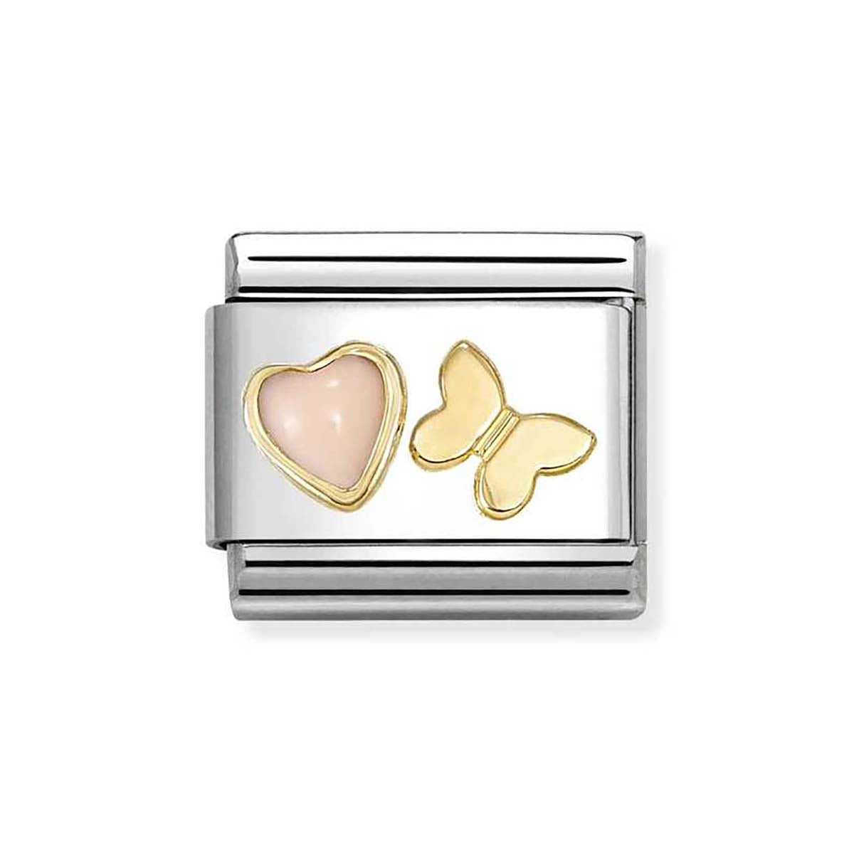 Nomination Pink Coral Butterfly Charm