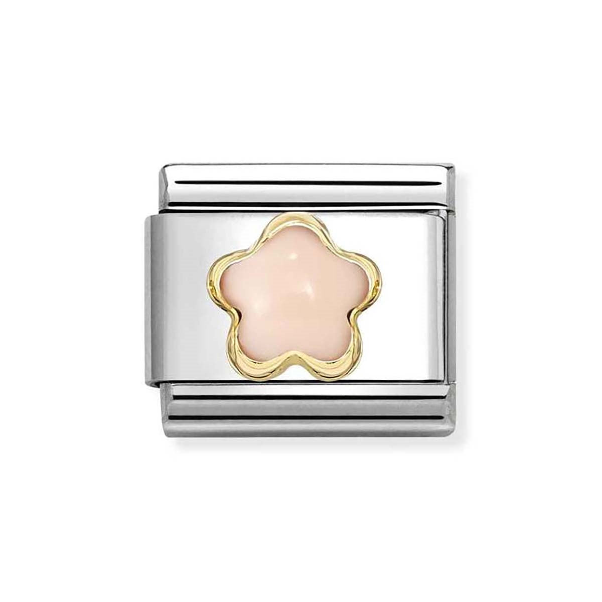 Nomination Pink Coral Flower Charm