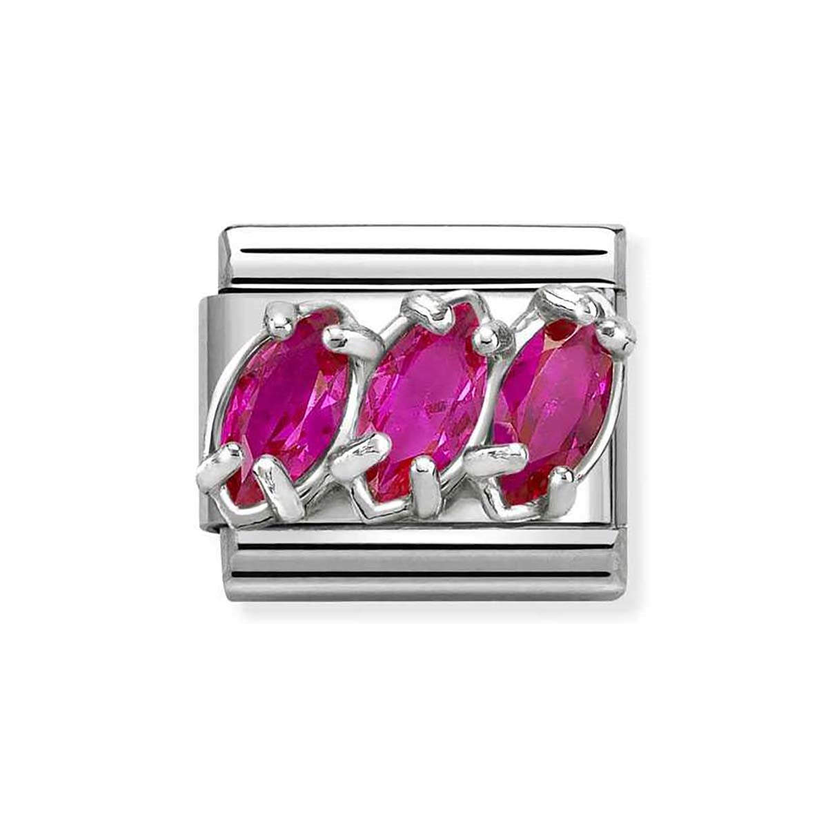 Nomination Red Trilogy CZ Charm