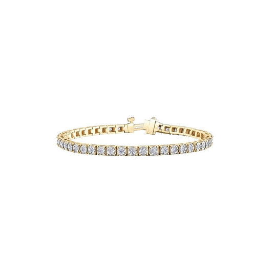 9CT DIAMOND BRACELET