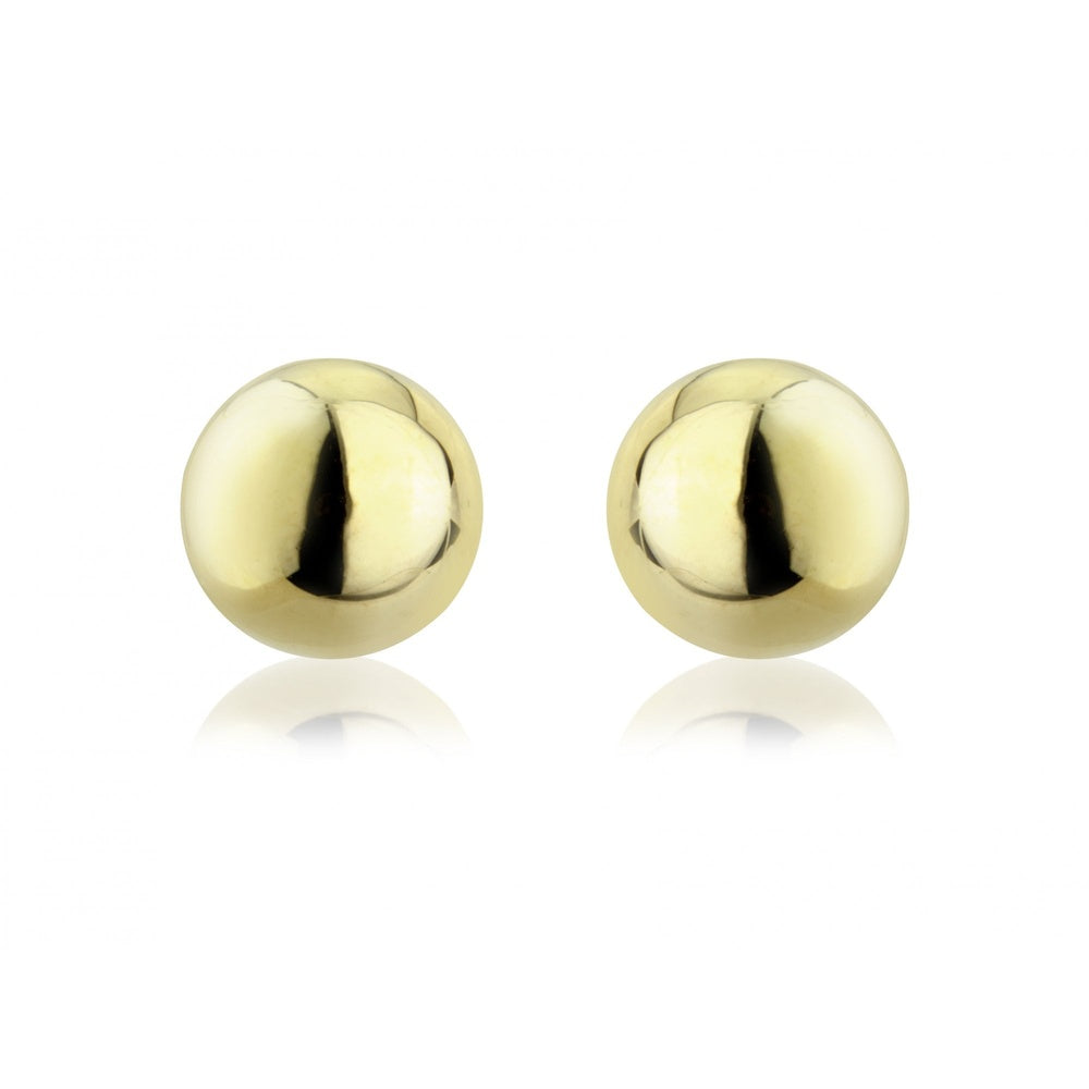 9CT GOLD CLASSIC BALL STUD EARRINGS