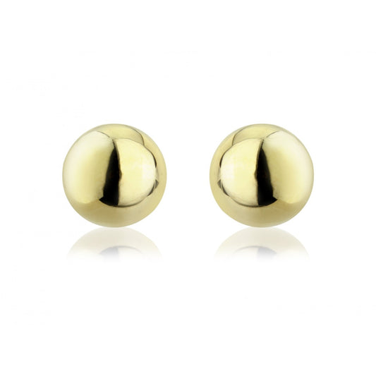 9CT GOLD CLASSIC BALL STUD EARRINGS