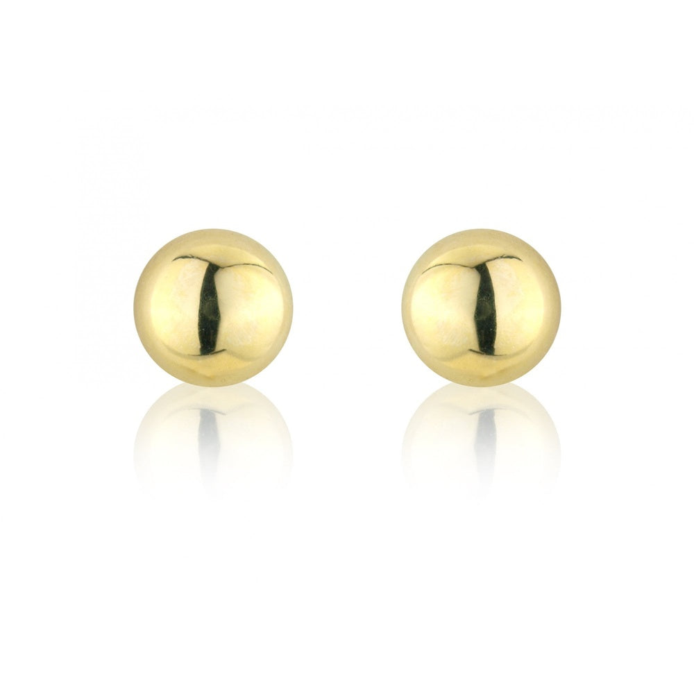 9CT GOLD CLASSIC BALL STUD EARRINGS