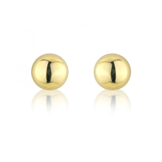 9CT GOLD CLASSIC BALL STUD EARRINGS