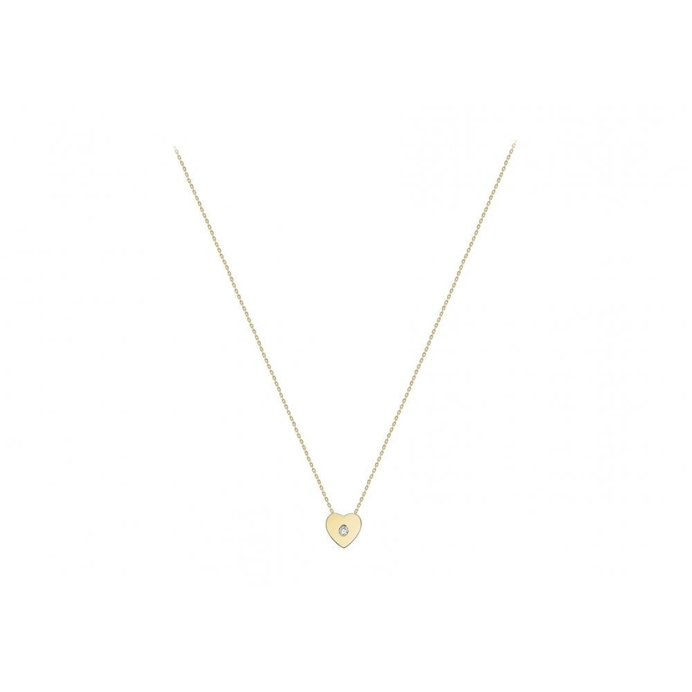 9CT GOLD TINY HEART NECKLACE