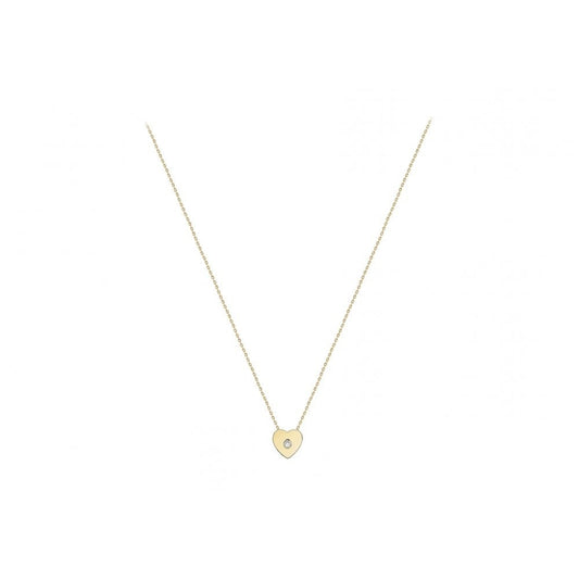 9CT GOLD TINY HEART NECKLACE