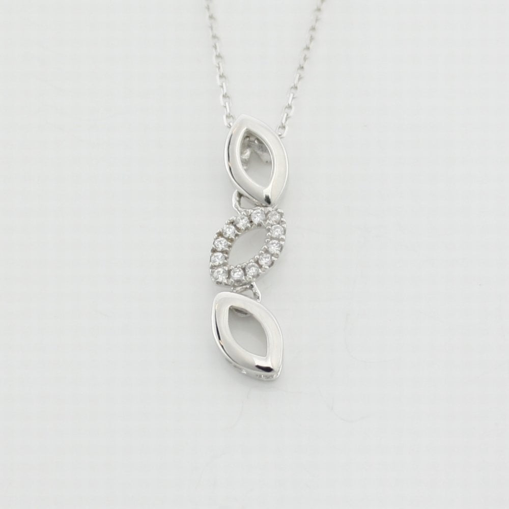 9CT WG PENDANT