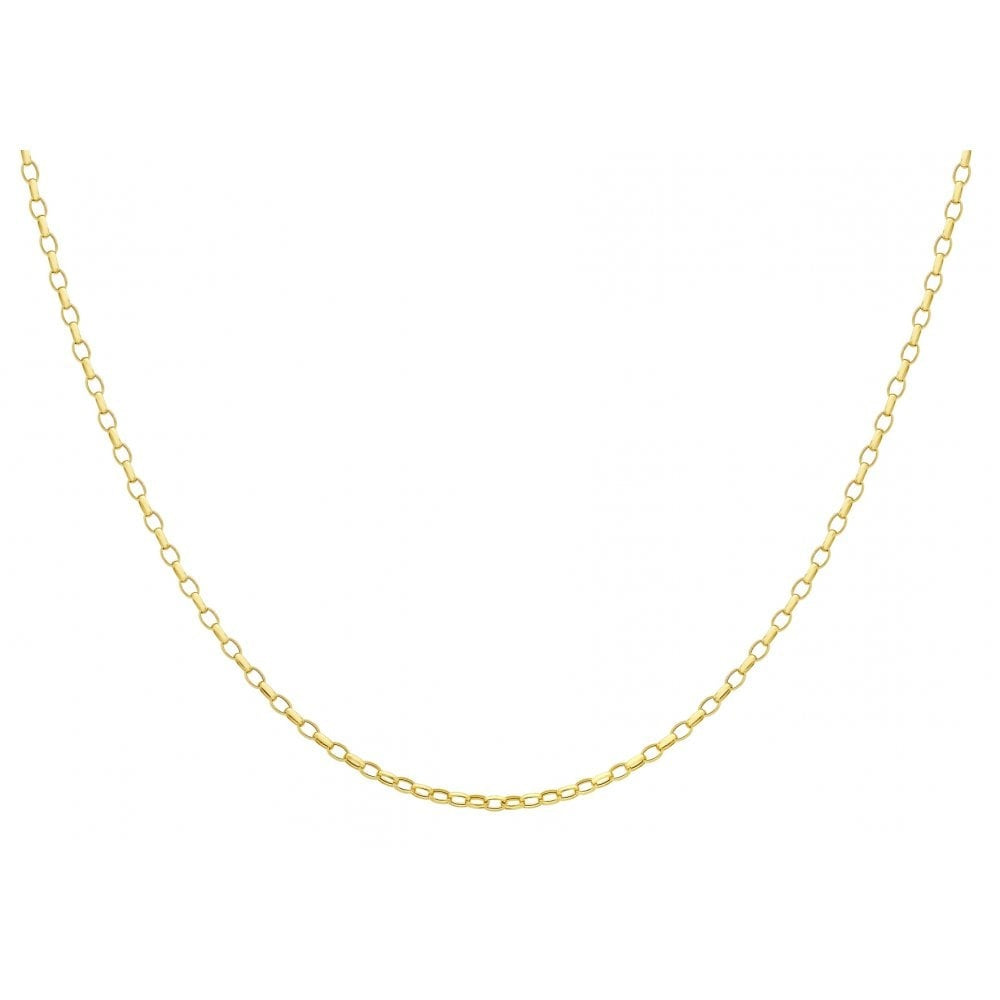 9CT YELLOW GOLD 100 OVAL BELCHER CHAIN 51CM/20"