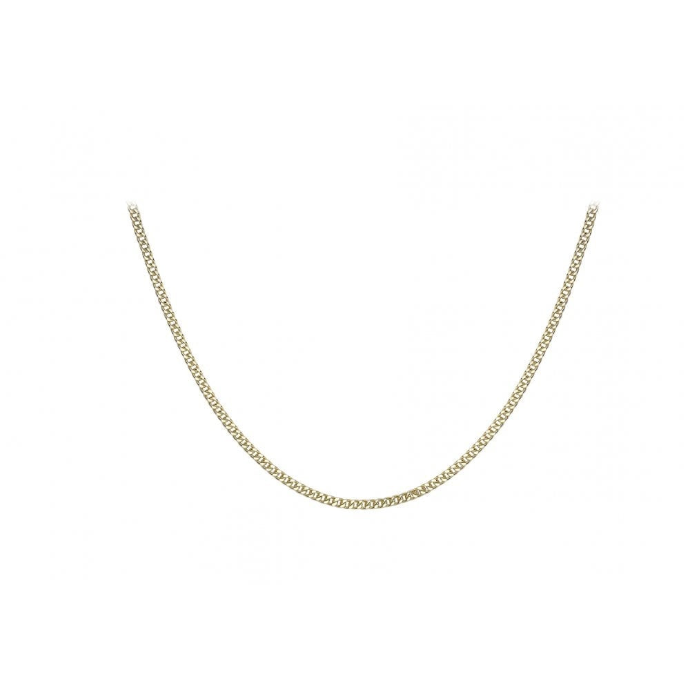 9CT YELLOW GOLD 2.8MM SQUARE SPIGA CHAIN 51CM/20"