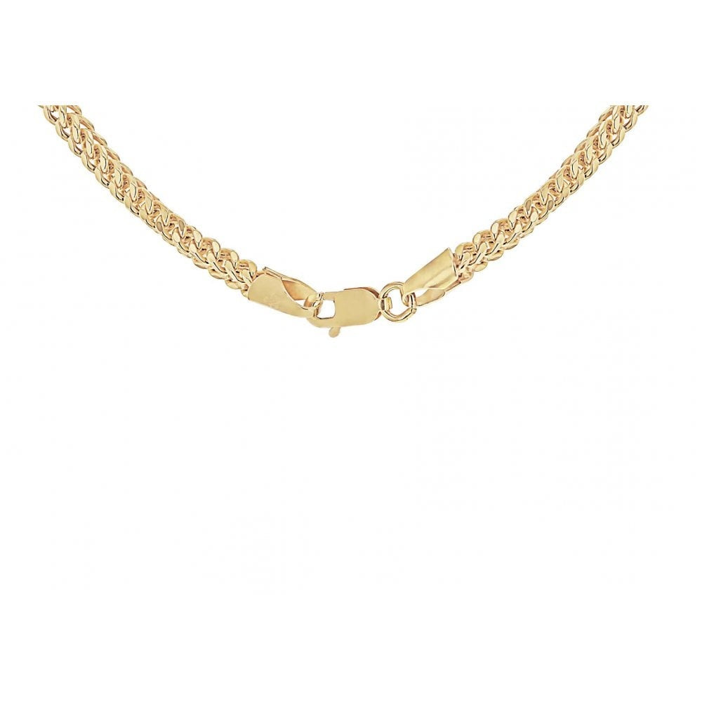 9CT YELLOW GOLD 2.8MM SQUARE SPIGA CHAIN 51CM/20"