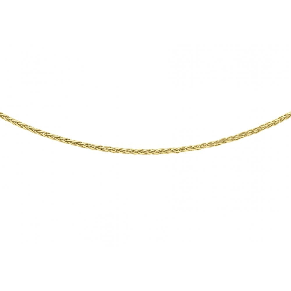 9CT YELLOW GOLD 25 SPIGA CHAIN 46CM/18"