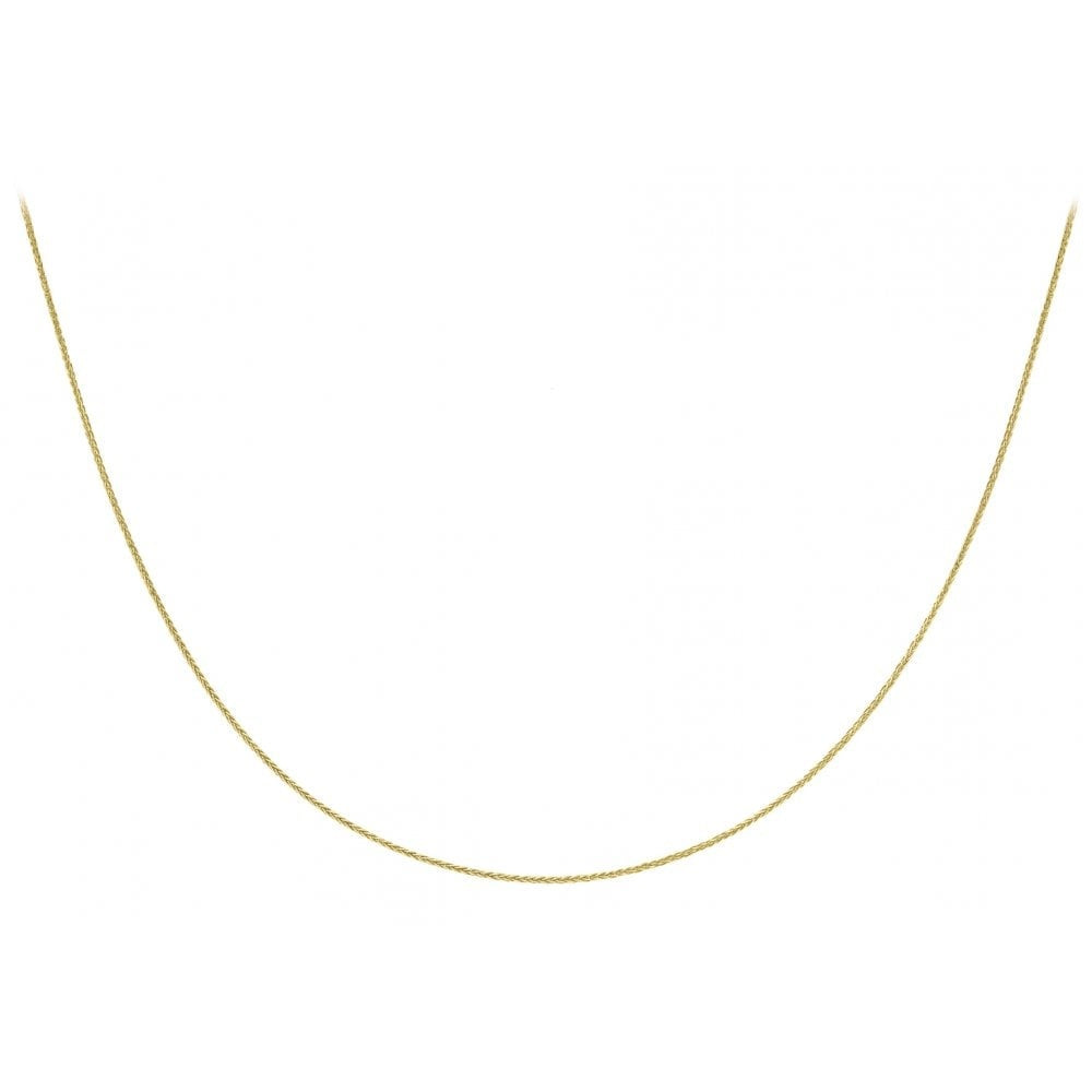 9CT YELLOW GOLD 25 SPIGA CHAIN 51CM/20"