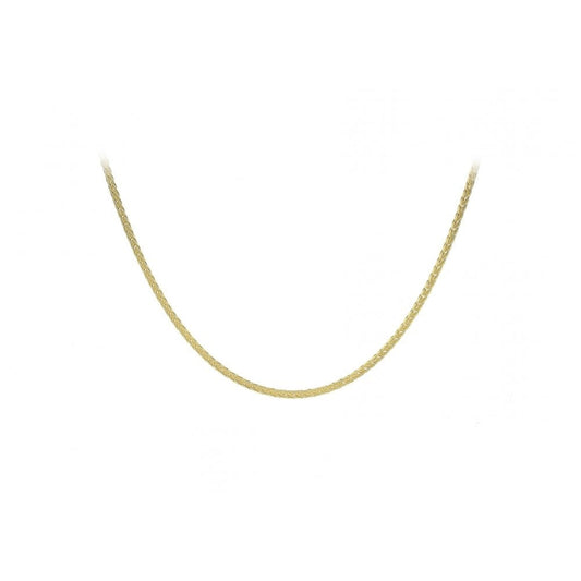 9CT YELLOW GOLD 3MM SPIGA CHAIN 61CM/24"