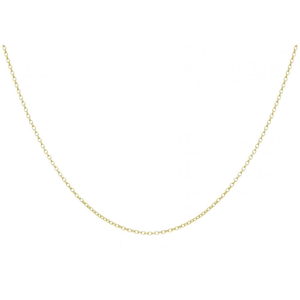 9CT YELLOW GOLD 50 DIAMOND CUT BELCHER CHAIN 61CM/24"