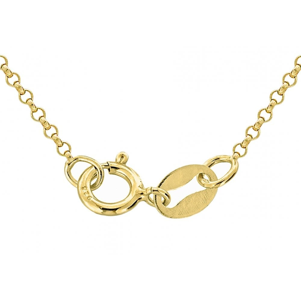 9CT YELLOW GOLD 50 DIAMOND CUT BELCHER CHAIN 61CM/24"