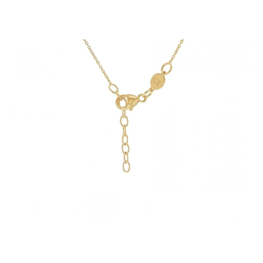 9CT YELLOW GOLD 9.8MM CUTOUT COMPASS NECKLACE