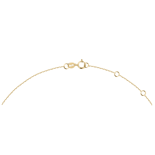 9CT YELLOW GOLD LAB 0.20CT DIAMOND PENDANT