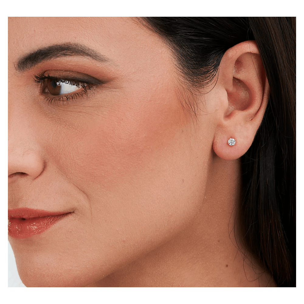 9CT YG LAB 0.60CT DIAMOND EARRINGS