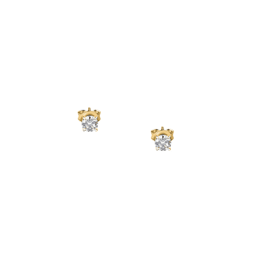 9CT YG LAB 0.60CT DIAMOND EARRINGS