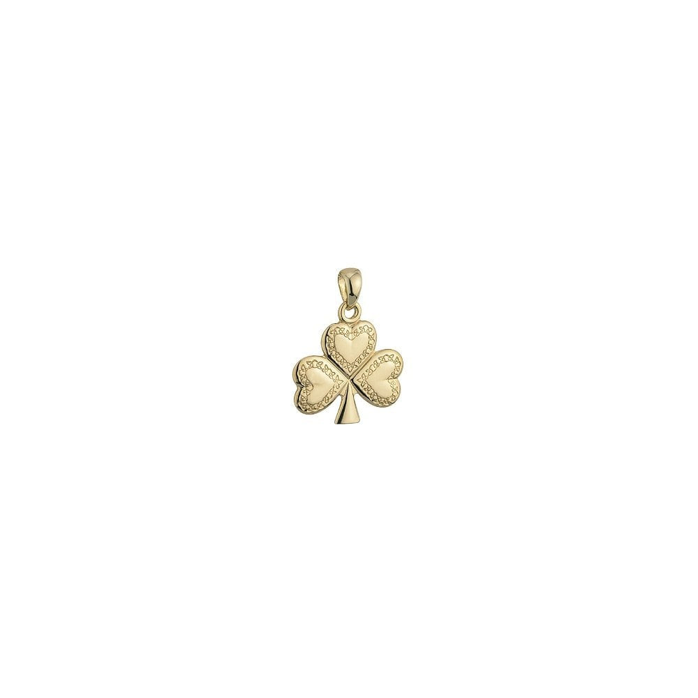 9K GOLD SHAMROCK CHARM