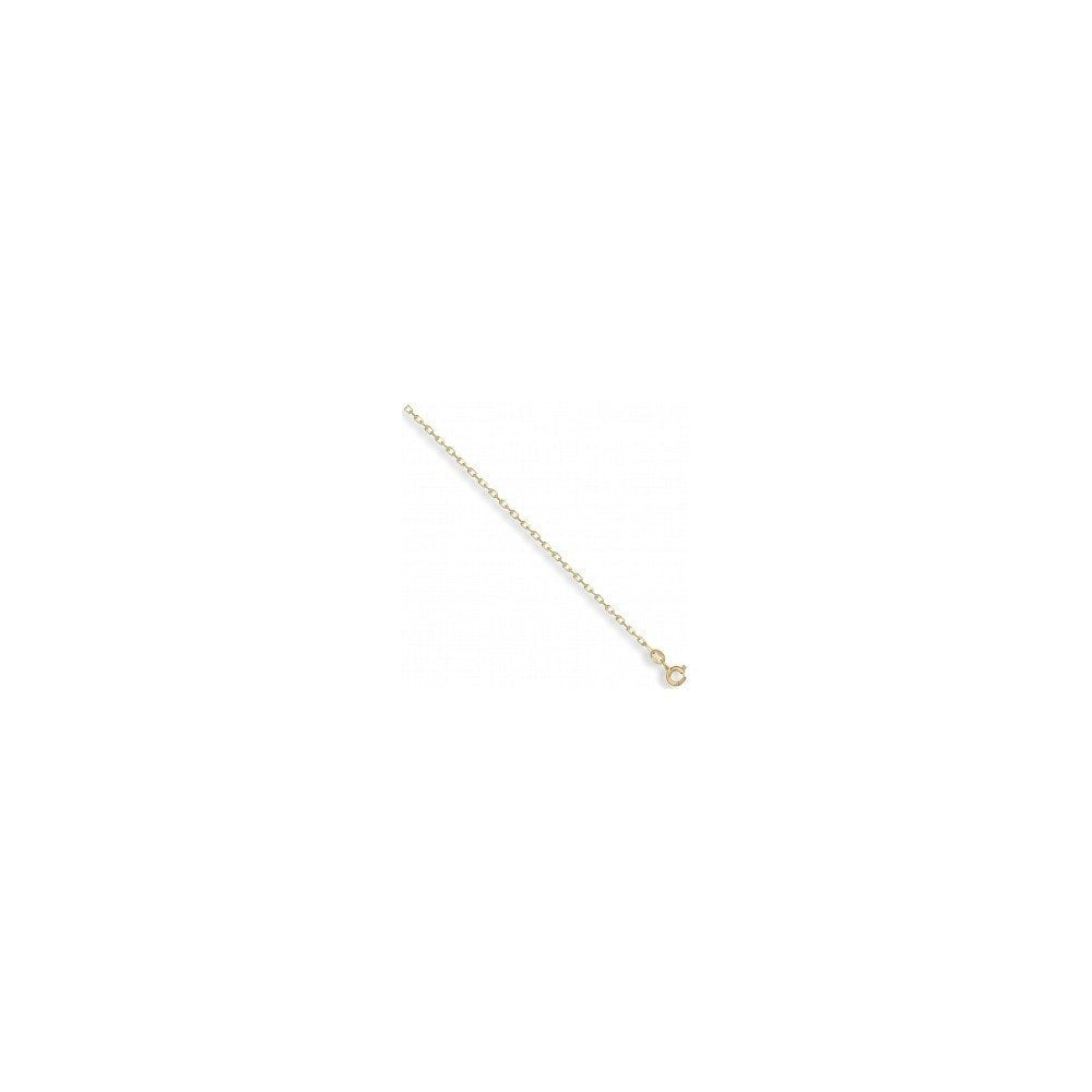 9ct Gold Diamond Cut Belcher Chain 20"