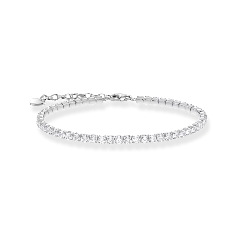 Thomas Sabo Sterling Silver Tennis Bracelet with White Zirconia