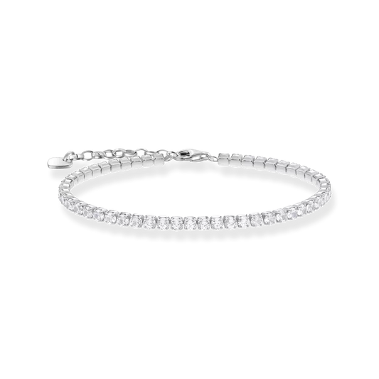 Thomas Sabo Sterling Silver Tennis Bracelet with White Zirconia