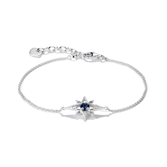 Thomas Sabo Star Bracelet with Blue Stones