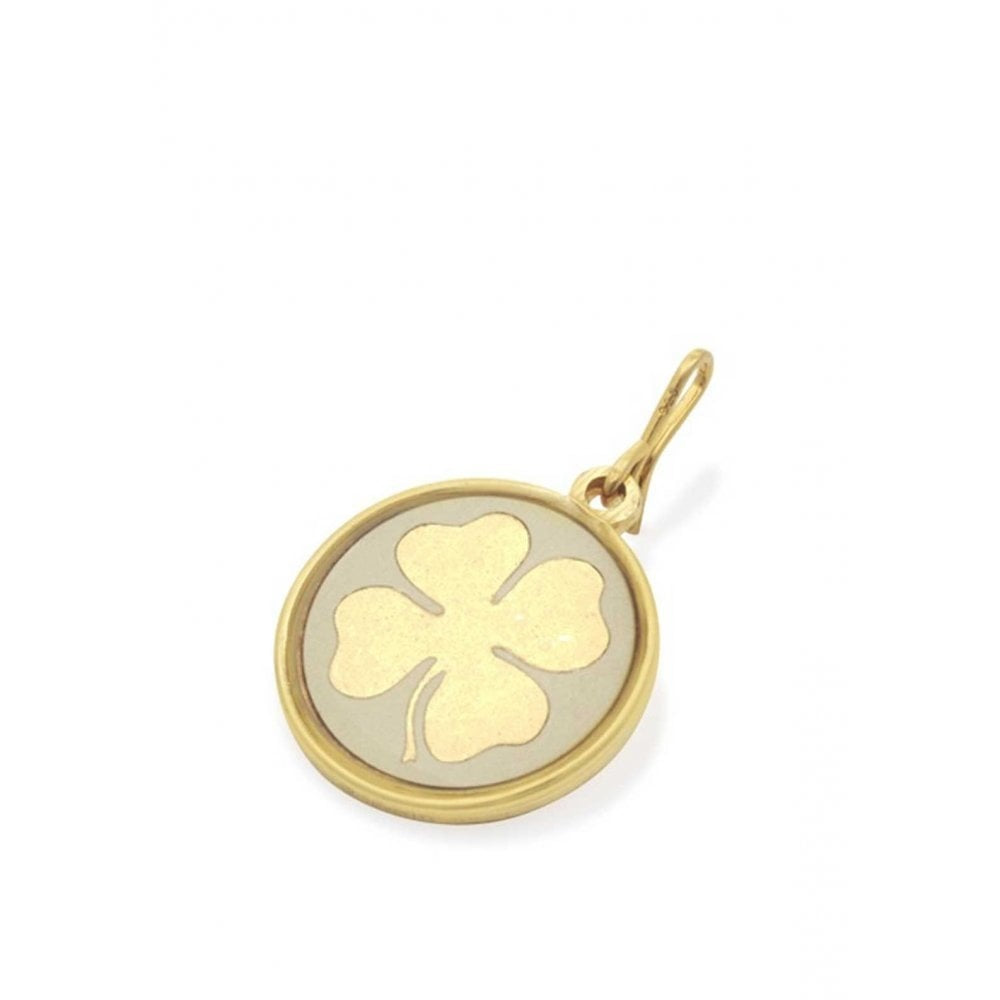 ALEX AND ANI GOLD FOUR LEAF CLOVER STATION CHARM