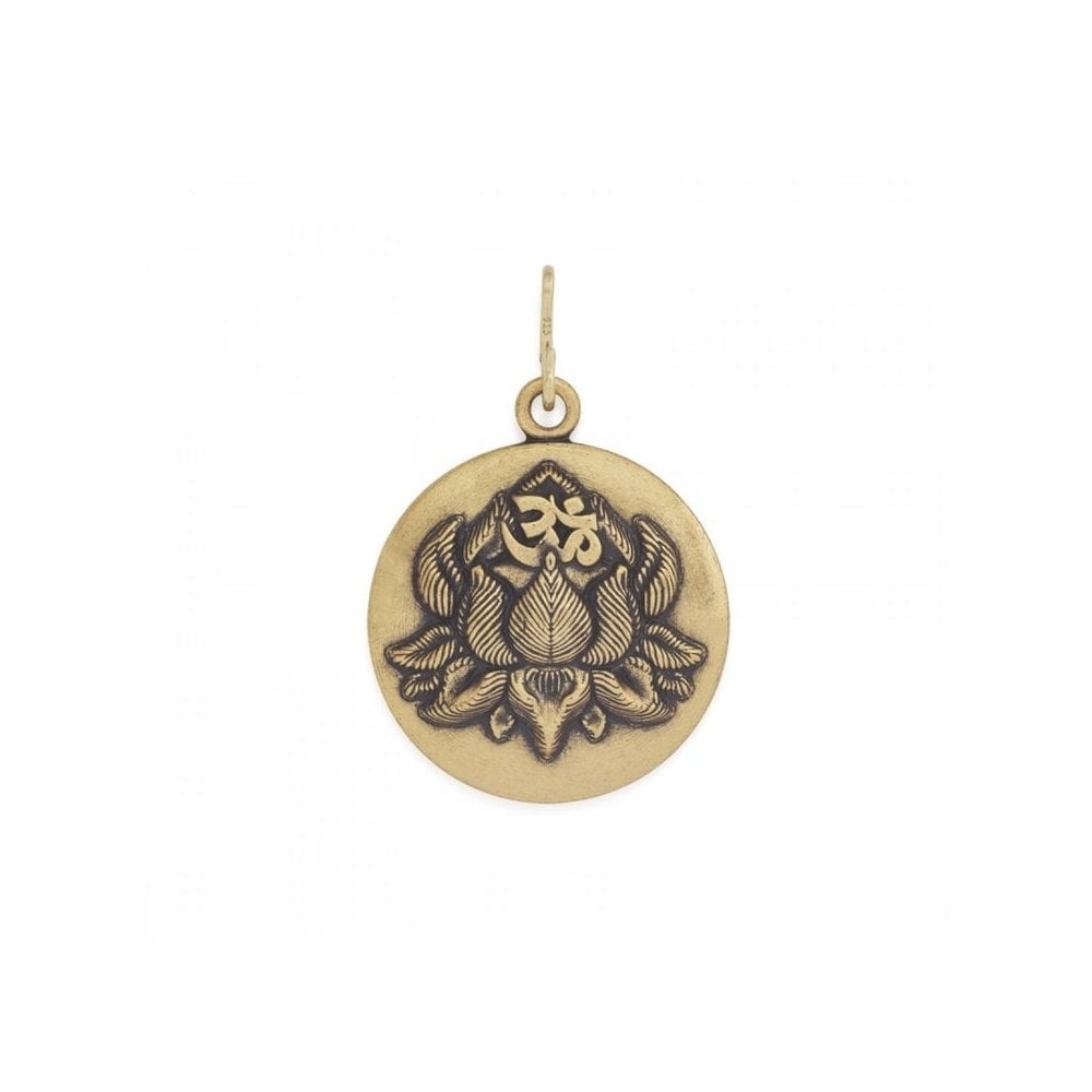 ALEX AND ANI RAFAELIAN GOLD LOTUS PEACE PETALS STATION CHARM