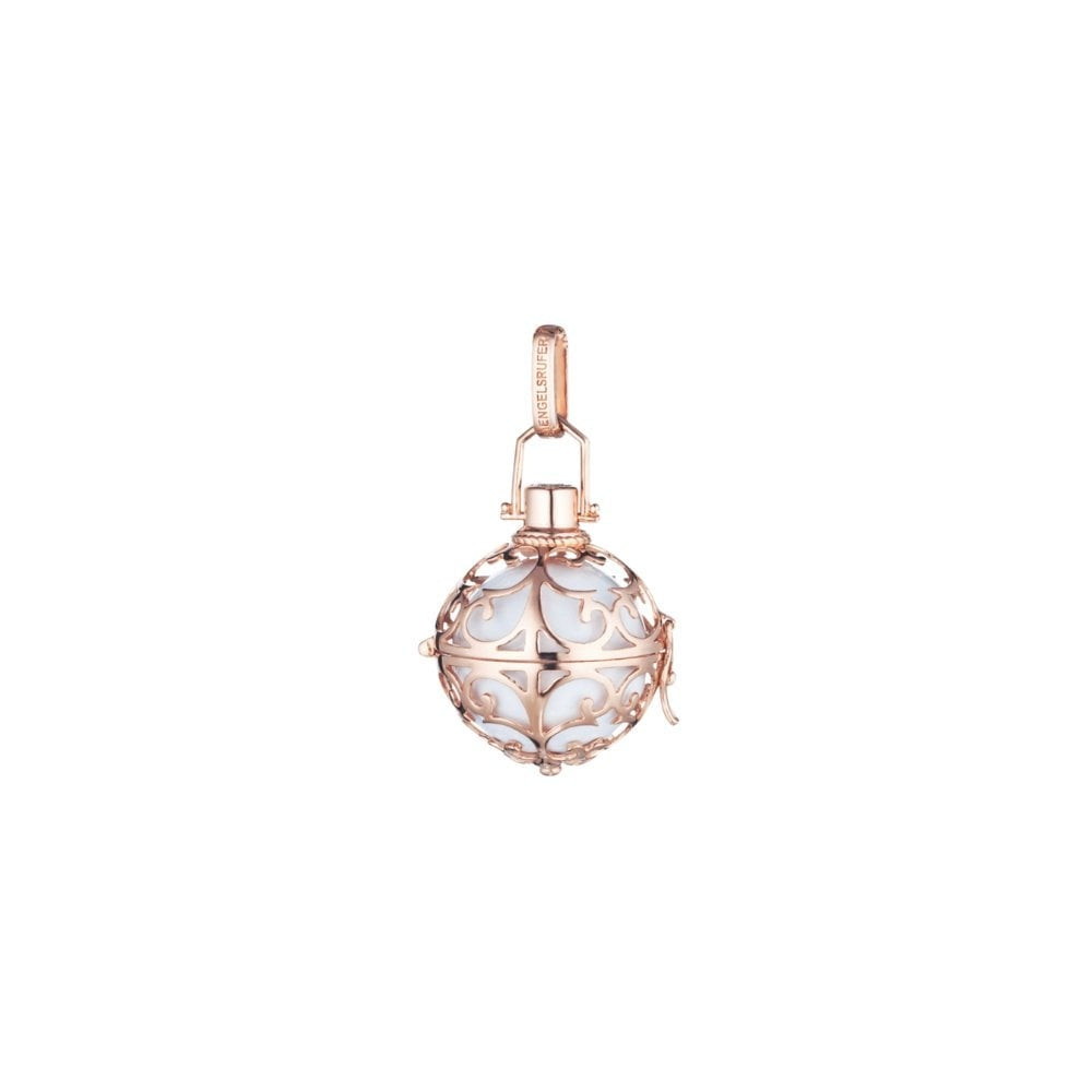 ANGEL WHISPERER ROSE GOLD STERLING SILVER SMALL SOUNDBALL PENDANT