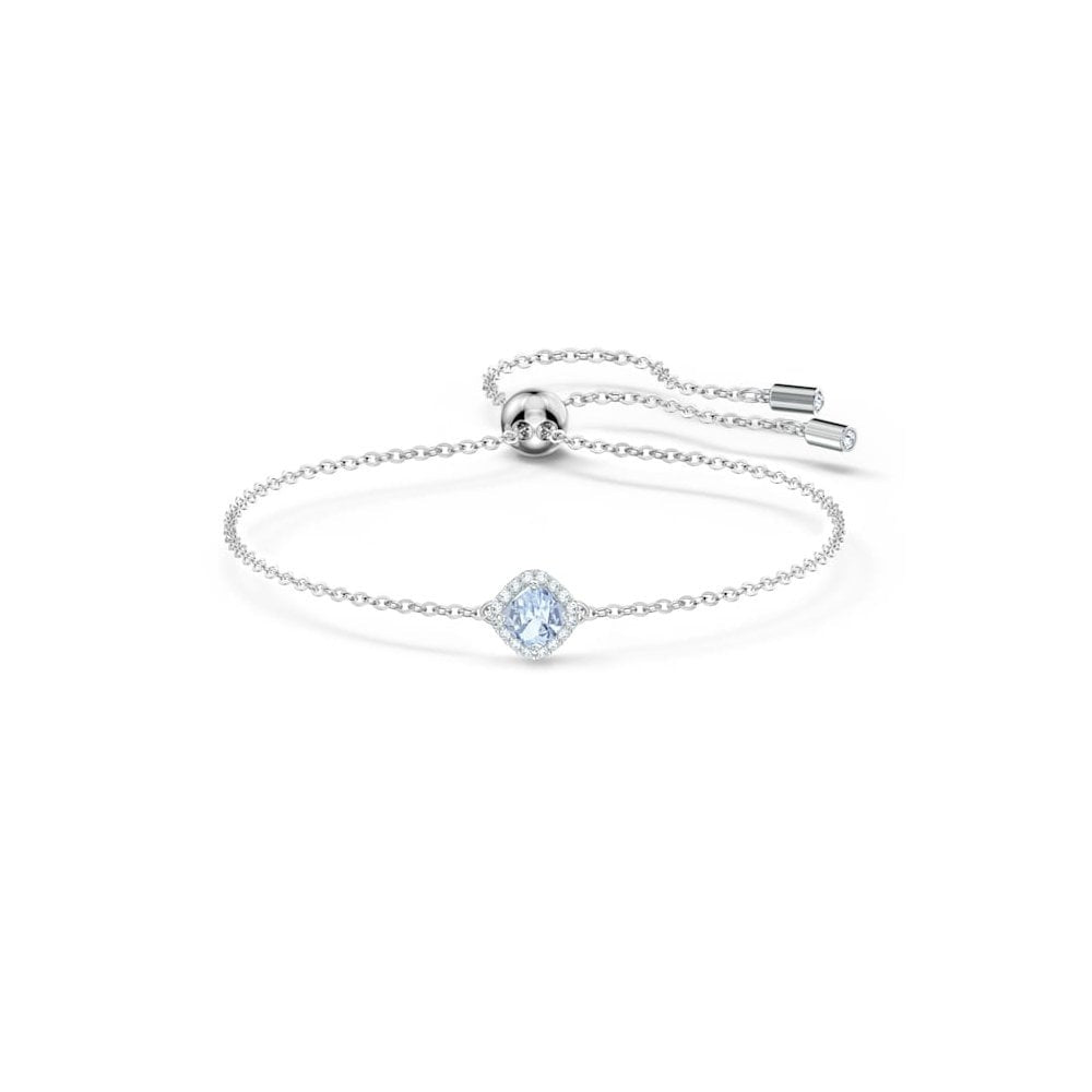 ANGELIC BRACELET WITH SOLITAIRE BLUE CRYSTAL