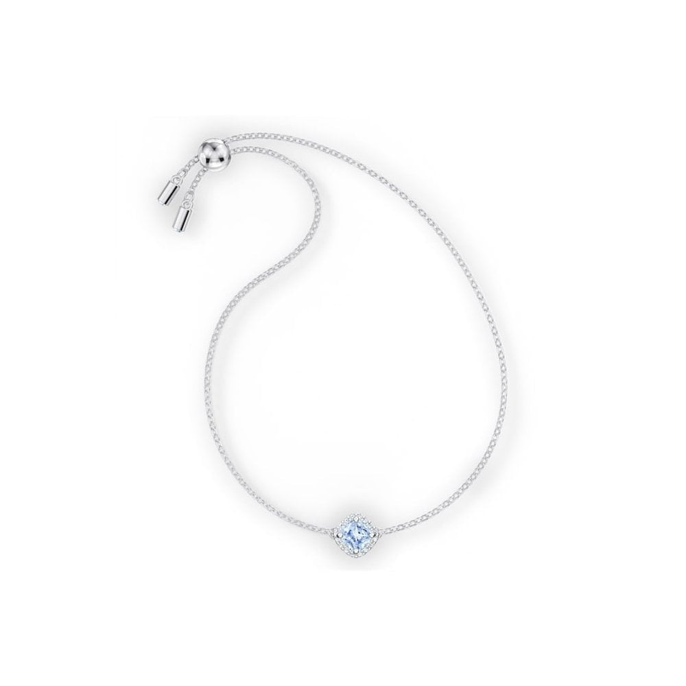ANGELIC BRACELET WITH SOLITAIRE BLUE CRYSTAL