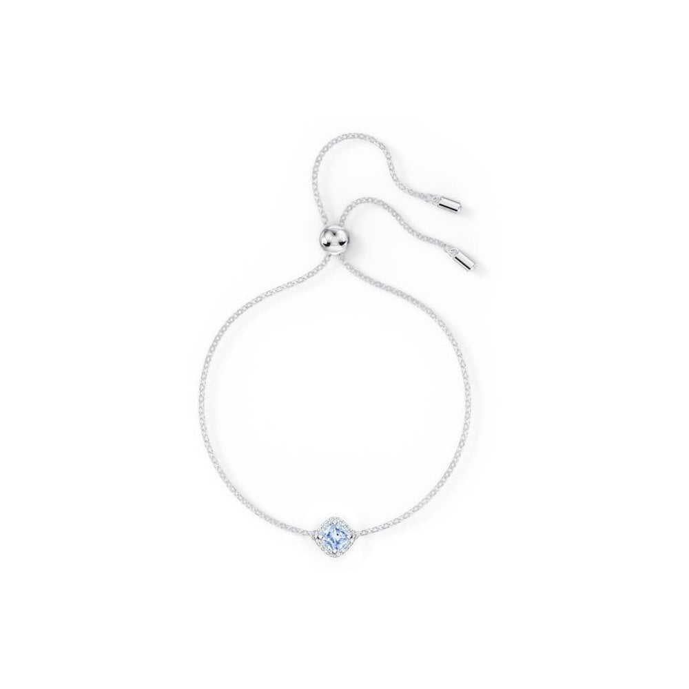 ANGELIC BRACELET WITH SOLITAIRE BLUE CRYSTAL