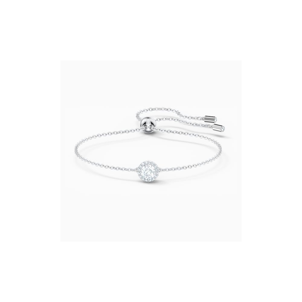 ANGELIC ROUND CLEAR SWAROVSKI WITH ADJUSTABLE SLIDING CLOSURE