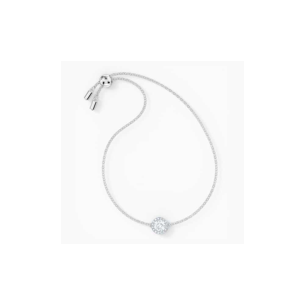 ANGELIC ROUND CLEAR SWAROVSKI WITH ADJUSTABLE SLIDING CLOSURE